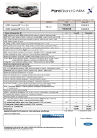 Ford Grand C-MAX X cennik 2011 